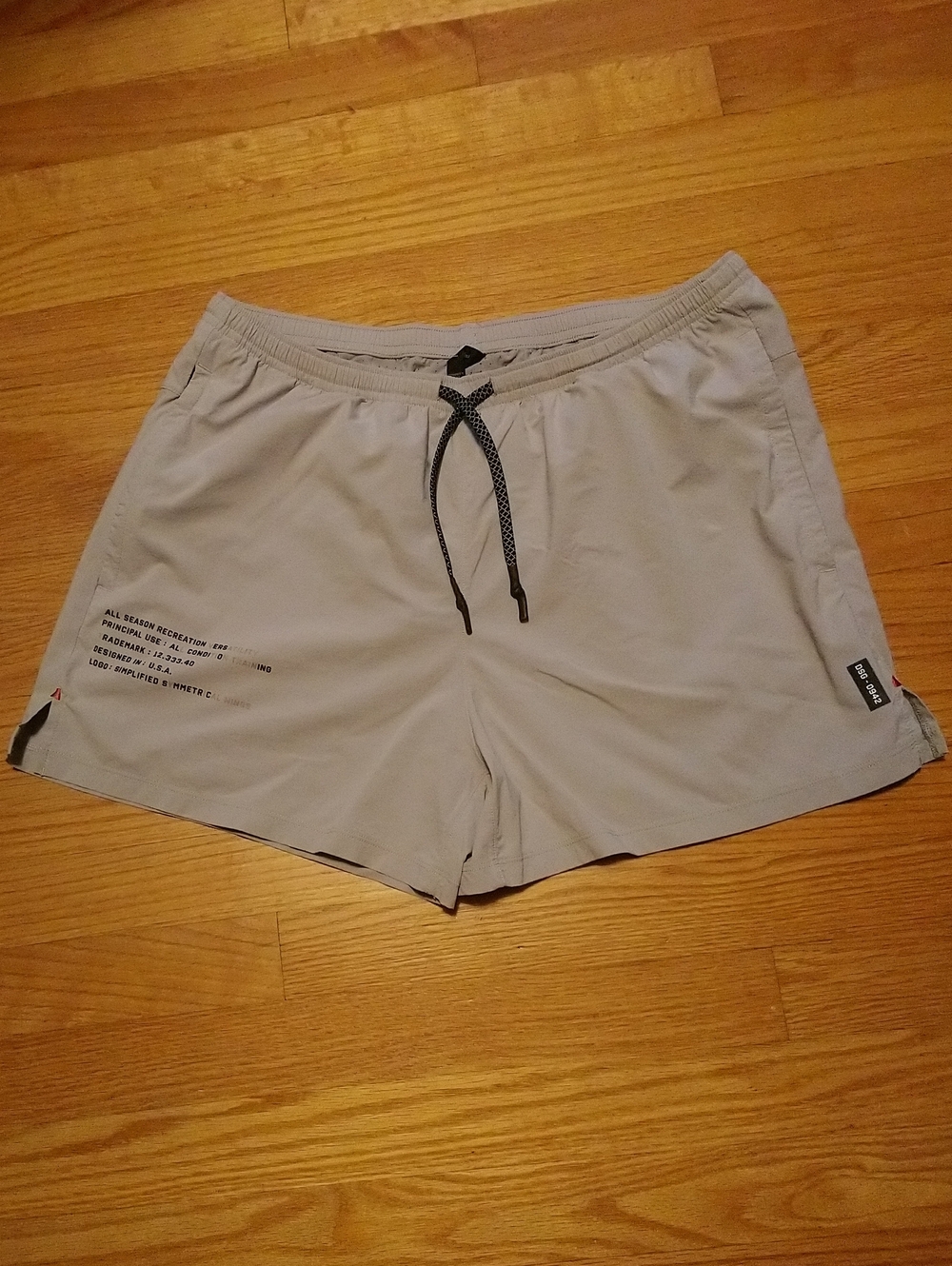 ASRV DSG-0942 Light Gray Men’s Athletic Shorts